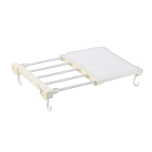 iplusmile Verstellbares Ausziehbares Regal Weiß Stabiles Kunststoff Edelstahl Material Multifunktional als Schrank Organizer Erweiterbares Aufbewahrungsregal für Kleiderschrank iplusmile Verstellbares Ausziehbares Regal Weiß Stabiles Kunststoff Edelstahl Material Multifunktional als Schrank Organizer Erweiterbares Aufbewahrungsregal für Kleiderschrank von iplusmile