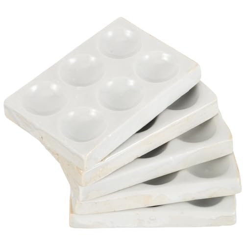 iplusmile 5stücke Teiliges Keramik Reaktionsplatte Porzellan Punktplatte Für Laborversuche Chemietests Kompakte Und Praktische Verwendung Chemielaboren iplusmile 5stücke Teiliges Keramik Reaktionsplatte Porzellan Punktplatte Für Laborversuche Chemietests Kompakte Und Praktische Verwendung Chemielaboren von iplusmile