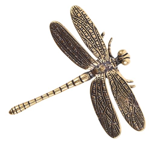 iplusmile Vintage Messing Dragonfly Möbelgriffe Dekorativer Schubladengriff für Schränke und Kommoden Robuste Retro Dresser Handles Vielseitige Stilvolle Griffe für Küchenschränke und von iplusmile