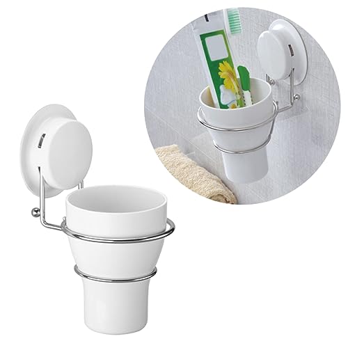 iplusmile Wandmontierter Zahnbürstenhalter Gargle Becherhalter Selbstklebender Bad Saugnapfhalter für Zahnpasta und Rasierspiegel Praktische Lösung iplusmile Wandmontierter Zahnbürstenhalter Gargle Becherhalter Selbstklebender Bad Saugnapfhalter für Zahnpasta und Rasierspiegel Praktische Lösung von iplusmile
