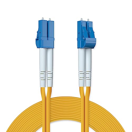 OS2 LC zu LC LWL Patchkabel 30m (100ft), Singlemode Fiber Patch Cable Duplex 9/125µ Glasfaserkabel (LSZH) für SFP, 10Gb SFP+ Transceiver, Medienkonverter von ipolex