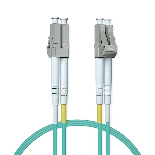 ipolex LC zu LC Glasfaser Patchkabel Multimode, 10Gb OM3 Glasfaserkabel, Duplex 50/125μm Glasfaser Internet Kabel, LSZH Glasfaser Jumper für MMF SFP/SFP+ Transceiver, 3 Meter, 2-Pack. von ipolex