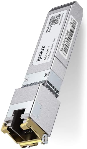 ipolex 10G RJ45 Kupfer SFP+ Transceiver, 10GBase-T 30m Mini-Gbic Modul Kompatibel mit HP Aruba SFP+. 1-Pack ipolex 10G RJ45 Kupfer SFP+ Transceiver, 10GBase-T 30m Mini-Gbic Modul Kompatibel mit HP Aruba SFP+. 1-Pack von ipolex
