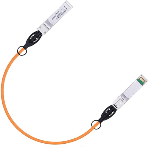 ipolex 10G SFP+ Kupferkabel, Orange SFP+ DAC, 10GBASE-CU Direct Attach Kabel, 10Gb/s Passives Twinax Kabel Kompatibel für Cisco, Ubiquiti, Meraki, Mikrotik, Intel und mehr. 0.5-Meter. ipolex 10G SFP+ Kupferkabel, Orange SFP+ DAC, 10GBASE-CU Direct Attach Kabel, 10Gb/s Passives Twinax Kabel Kompatibel für Cisco, Ubiquiti, Meraki, Mikrotik, Intel und mehr. 0.5-Meter. von ipolex