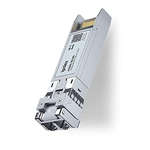 ipolex 10G SFP+ Transceiver, 10GBase-SR 850nm 300m Multimode LC Mini-Gbic Modul Kompatibel mit Aruba HP J9150A/ J9150D. 1-Pack von ipolex