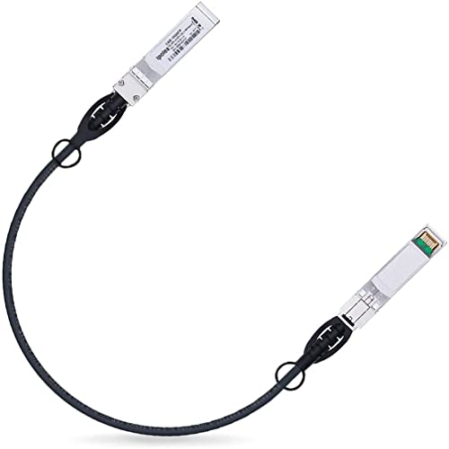 ipolex 10G SFP+ Twinax Kabel 0.25m (0.82ft), 10Gbase-CU SFP+ DAC Kabel Twinax Direct Attach Kupferkabel für Cisco SFP-H10GB-CU0.25M, Ubiquiti, Netgear, D-Link, Microtics, Passiv von ipolex