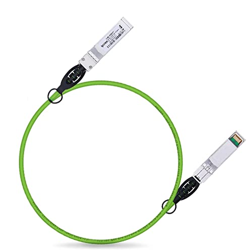 ipolex 10Gb SFP+ Kabel 3m, 10Gbase-CU SFP+ Direct Attach Kupfer Kabel DAC für Cisco SFP-H10GB-CU3M, Ubiquiti, D-Link, Supermicro, Netgear, Mikrotik, Passiv(Color: Green) von ipolex