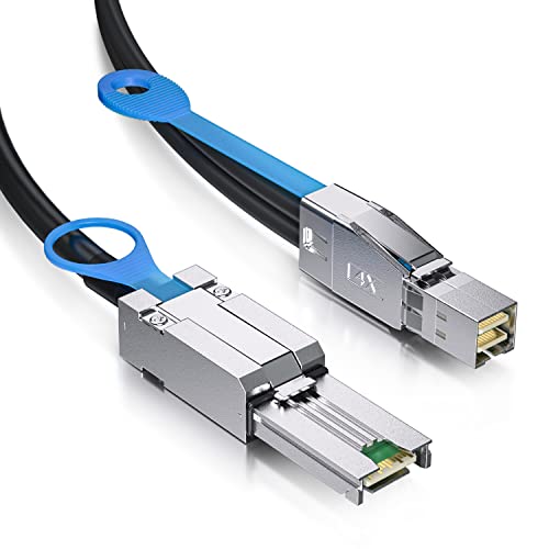 ipolex Externes HD Mini SAS SFF-8644 zu SFF-8088，1 meter (3.3ft) von ipolex