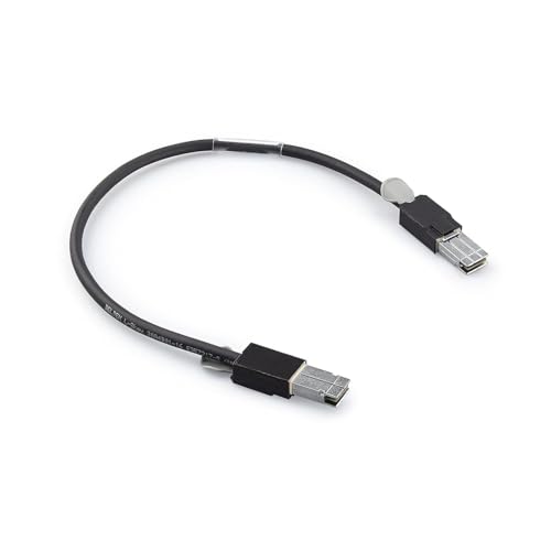 ipolex Für Cisco CAB-STK-E-0,5M Stacking-Kabel, kompatibel mit Catalyst 2960-X und 2960-XR, Stacking von bis zu 8 Switches, minimale Ausfallzeiten und Unterbrechungen, 1 meter (3.3 ft) von ipolex