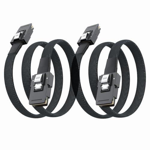 ipolex Internes Mini SAS SFF-8087 zu SFF-8087 Kabel, 0.8 meter (2.6ft), 2 Stück von ipolex