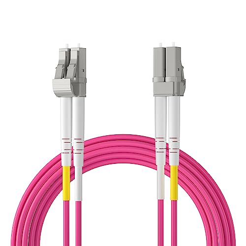 ipolex LC zu LC Glasfaser Patchkabel Multimode, 10/40Gb OM4 Glasfaserkabel, Duplex 50/125μm Glasfaser Internet Kabel, LSZH Glasfaser Jumper für MMF SFP/SFP+ Transceiver, 15 Meter, 1-Pack. ipolex LC zu LC Glasfaser Patchkabel Multimode, 10/40Gb OM4 Glasfaserkabel, Duplex 50/125μm Glasfaser Internet Kabel, LSZH Glasfaser Jumper für MMF SFP/SFP+ Transceiver, 15 Meter, 1-Pack. von ipolex