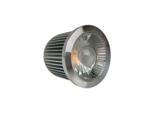 iq920 24 Volt RGBW LED Spot, 8 Watt für standard Einbaufassungen “MR16”, RGBWW z.B. Loxone, KNX, Comexio, DMX (Gehäuse silber) von iq920