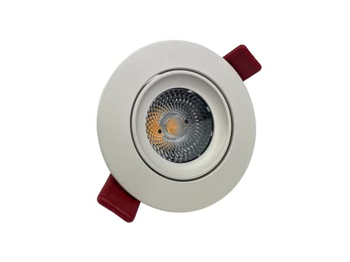 iq920 24 Volt LED Einbaustrahler, 8 Watt, RGBW, 8 Watt Spot z.B. Loxone, DMX, Comexio, KNX, dimmbar, Leuchte, (Gehäuse weiß) von iq920