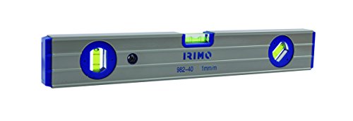 Nivel tubular aluminio alta visibilidad 400x24x60mm von IRIMO