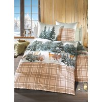 Feinbiber Bettwäsche-Garnitur aus 100% Baumwolle Feinbiber Bettwäsche-Garnitur aus 100% Baumwolle von irisette