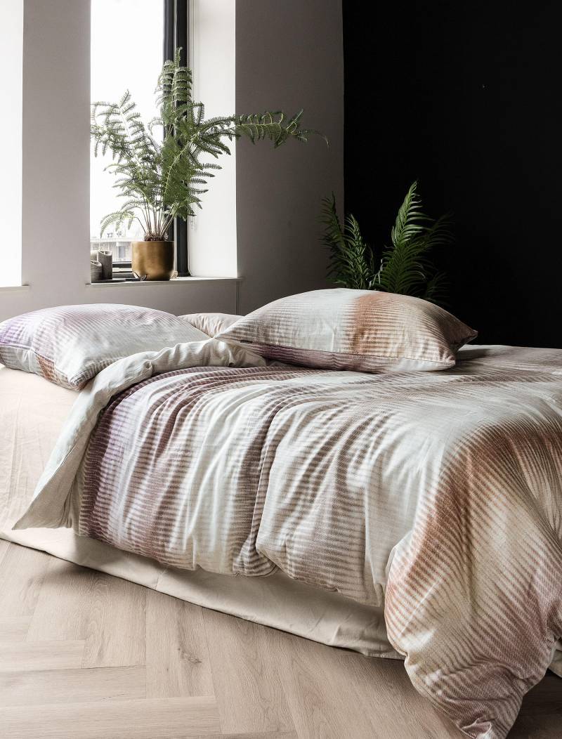 Irisette Mako-Satin Bettwäsche WAVE ca. 155x220cm in Farbe beere Irisette Mako-Satin Bettwäsche WAVE ca. 155x220cm in Farbe beere von irisette