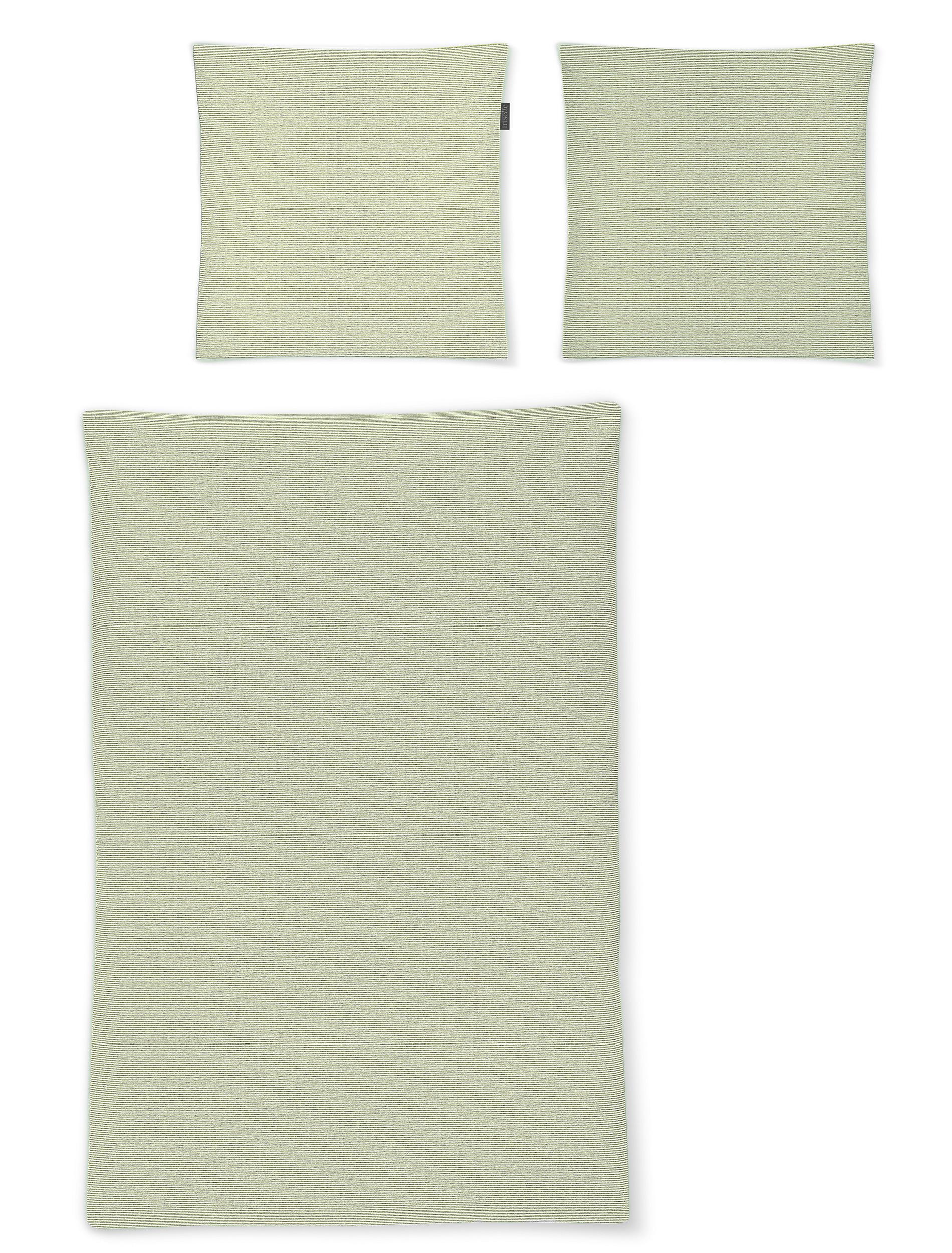 Irisette Seersucker Bettwäsche EASY ca. 155x220cm in Farbe grün Irisette Seersucker Bettwäsche EASY ca. 155x220cm in Farbe grün von irisette