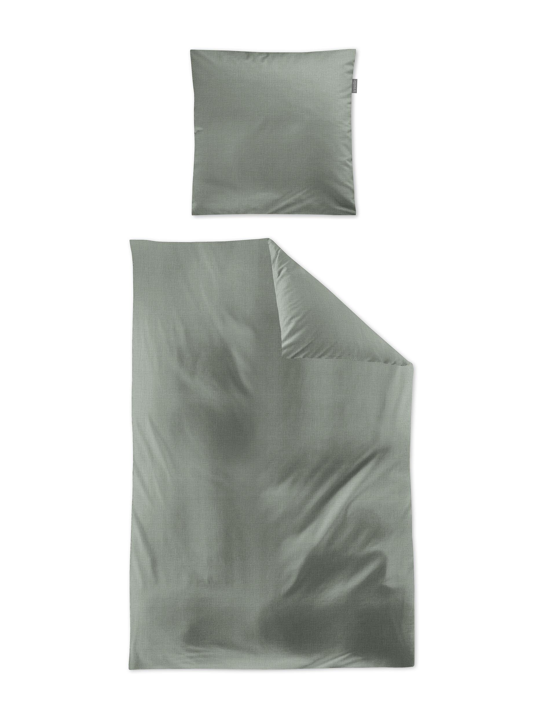 Irisette Tencel-Satin Bettwäsche LOTUS ca. 135x200cm in Farbe salbei Irisette Tencel-Satin Bettwäsche LOTUS ca. 135x200cm in Farbe salbei von irisette