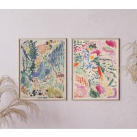 Matisse Druck 2Er-Set, Henri Kunst Poster Malerei [Hohe Qualität] von irissanmartin