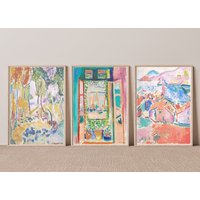 Matisse Druck 3Er Set, Henri Kunst Poster Gemälde [High Quality] von irissanmartin