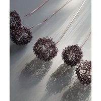 Handgemachter Draht Kugel Weihnachtsdekor Drahtverzierung Weihnachtsfeiertagskugel Einzigartiges Dekor Handgemachtes Feiertagsdekor Kommerzielles von ironartcanada