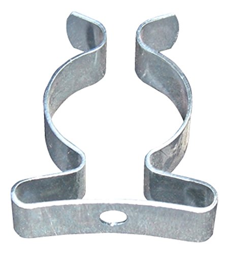 irsa24 Federstahlklammern 19 mm, Geräte Klemmen, 1 X Beutel à 25 Stück, Silber von irsa24
