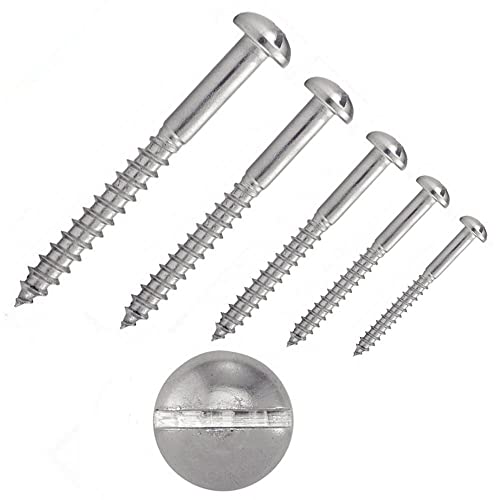 irsa24 200 Stk. Halbrund Holzschrauben mit Schlitz 3,0 x 25 mm DIN 96 Edelstahl A2 Halbrundkopf irsa24 200 Stk. Halbrund Holzschrauben mit Schlitz 3,0 x 25 mm DIN 96 Edelstahl A2 Halbrundkopf von irsa24