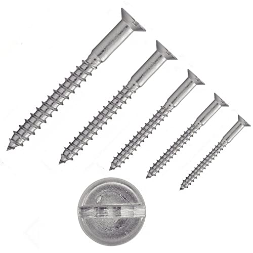 irsa24 200 X Senk-Holzschrauben mit Schlitz DIN 97 A2 3,0X25 Holzschraube von irsa24