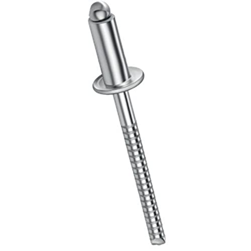 irsa24 25 STK. Blindnieten Nieten Edelstahl A2/A2 Flachkopf (4.8 x 20 mm) von irsa24