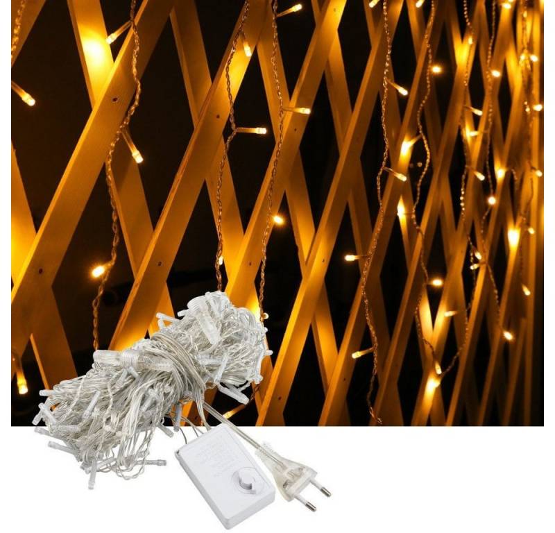 WILGOON LED-Lichterkette 120 LED Lichterkette Weihnachtsbeleuchtung, Lichterkettenvorhang von WILGOON