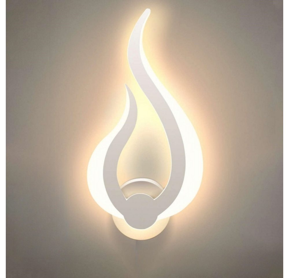 WILGOON Wandleuchte 9W LED Wandleuchte Wandlampe Innen Modern Wandlampe Flammenform Acryl, LED fest integriert, Warmweiß, LED Wandleuchte,Innen Modern Wandlampe, Flurlampen WILGOON Wandleuchte 9W LED Wandleuchte Wandlampe Innen Modern Wandlampe Flammenform Acryl, LED fest integriert, Warmweiß, LED Wandleuchte,Innen Modern Wandlampe, Flurlampen von WILGOON