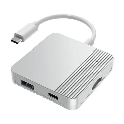 ISHEEP USB-C-Hub HDMI 4K mit PD Charge 100 W, Adapter USB C auf USB 3.0 x 2, TEY-C x 1, 5-in-1 Dock aus Aluminium, kompatibel mit MacBook Air Macbook Pro Chromebook KH1702 ISHEEP USB-C-Hub HDMI 4K mit PD Charge 100 W, Adapter USB C auf USB 3.0 x 2, TEY-C x 1, 5-in-1 Dock aus Aluminium, kompatibel mit MacBook Air Macbook Pro Chromebook KH1702 von isheep