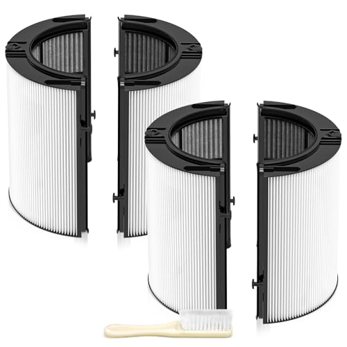 2 Stück 360 Kombi Glas HEPA + Carbon Luftreinigerfilter Ersatz für Dyson HP10 HP07 TP10 TP09 TP07 TP06 TP04 TP4A HP04 HP06 HP09 HP4B PH01 PH02 PH03 PH04 PH3A DP04 Pure Cool Humidi fy Fan von isinlive
