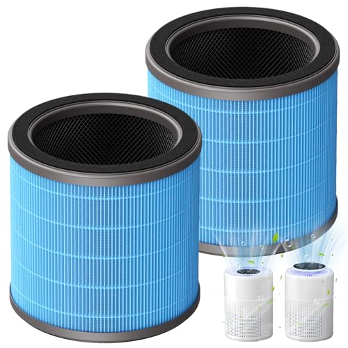 AP070A / AP070B Ersatzfilter für Aircillin AP070A & AP070B Luftreiniger, 4-in-1 hocheffizienter Luftfilter mit Aktivkohle, 2 Stück von isinlive