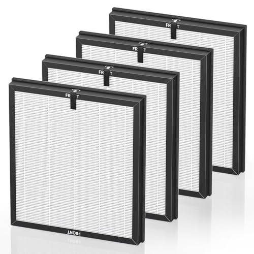 AP303 AP304 Ersatzfilter, kompatibel mit Dayette AP303/304 Luftreiniger und für FRESHDEW AP303 AP304 Luftreiniger, H14 HEPA-Filter mit 3-stufiger Filtration, 4 Stück (Standard-Weiß) von isinlive