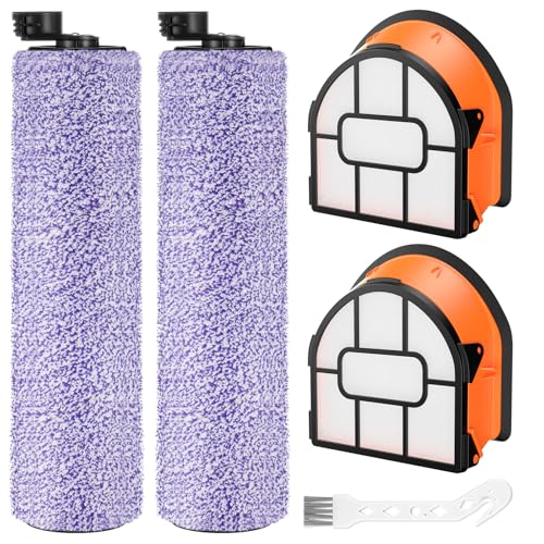 Bürste Filter Ersatzteile für Shark HydroVac XL 3 in 1 WD101 WD100 WD101C Staubsauger, HydroVac Cordless Pro XL Staubsauger WD201 WD200 WD210 AW201 WD200C WD201C Zubehör 2er Pack von isinlive