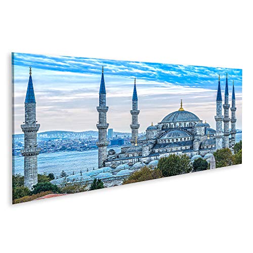 islandburner Bild auf Leinwand Blaue Moschee Sultanahmet Camii Istanbul Türkei Bilder Wandbilder Poster von islandburner