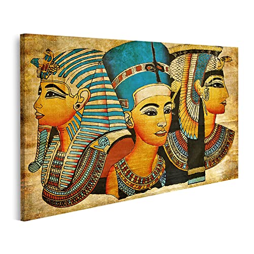 islandburner Bild auf Leinwand Alter Ägyptischer Papyrus Bilder Wandbilder Poster HRIK-1K von islandburner