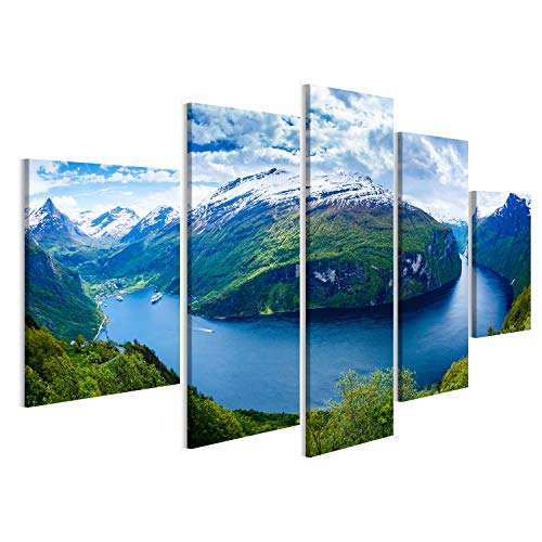 Bild auf Leinwand Geiranger Fjord Schöne Natur Norwegen Natur Leinwandbild Wandbild Prime Bilder für Wohnzimmer etc. Bild auf Leinwand Geiranger Fjord Schöne Natur Norwegen Natur Leinwandbild Wandbild Prime Bilder für Wohnzimmer etc. von islandburner