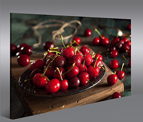 islandburner Bild Bilder auf Leinwand Kirschen Obst Küchenbild 1p XXL Poster Leinwandbild Wandbild Dekoartikel Wohnzimmer Marke islandburner Bild Bilder auf Leinwand Kirschen Obst Küchenbild 1p XXL Poster Leinwandbild Wandbild Dekoartikel Wohnzimmer Marke von islandburner