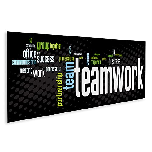 islandburner Bild auf Leinwand Business Teamwork Banner Vektor von Wörtern Bilder Wandbilder Poster IQMN-Pano von islandburner