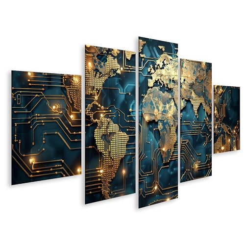 islandburner Bild auf Leinwand Detailreiches Wandbild: Digitale Leiterplatte simuliert Stadtdatenpunkte Computerraum oder Home Office IT-Beratungsunternehmen Wandbilder Bilder islandburner Bild auf Leinwand Detailreiches Wandbild: Digitale Leiterplatte simuliert Stadtdatenpunkte Computerraum oder Home Office IT-Beratungsunternehmen Wandbilder Bilder von islandburner