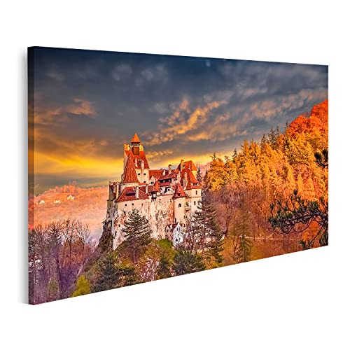 islandburner Bild auf Leinwand Dracula Schloss Kleie Rumänien Festung Siebenbürgen Region Mittelalterliches Den Bilder Wandbilder Poster von islandburner