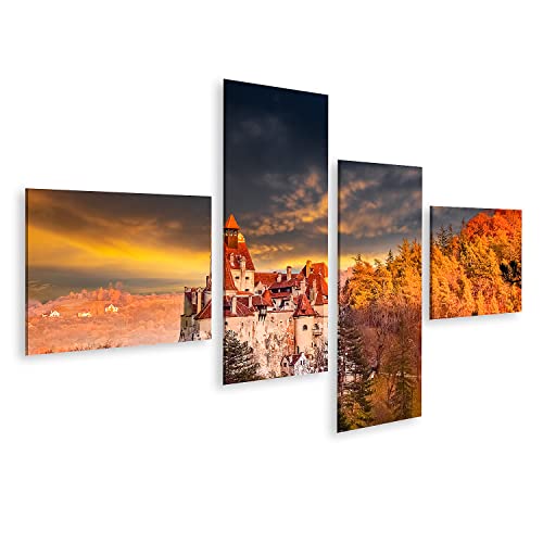 islandburner Bild auf Leinwand Dracula Schloss Kleie Rumänien Festung Siebenbürgen Region Mittelalterliches Den Bilder Wandbilder Poster von islandburner