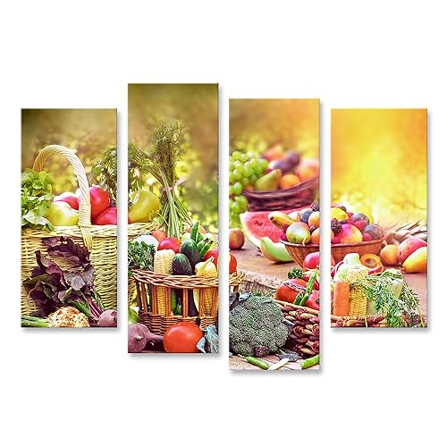 islandburner Bild auf Leinwand Frisches Bio Obst Und Gemüse Küchenbild Bilder Wandbilder Poster islandburner Bild auf Leinwand Frisches Bio Obst Und Gemüse Küchenbild Bilder Wandbilder Poster von islandburner