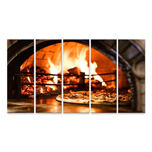 islandburner Bild auf Leinwand Heiße Flammen Pizza ofen Döner Bude Pizzeria Imbiss Italiener Bilder Wandbilder Poster von islandburner