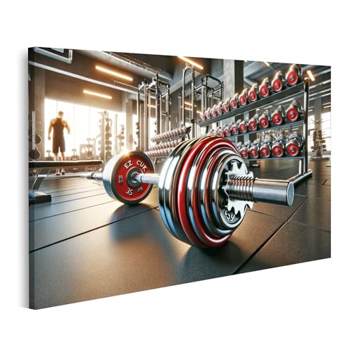 islandburner Bild auf Leinwand Kraftvolle Stille im Hantelraum Fitness Studio Gym Bilder Wandbilder Poster islandburner Bild auf Leinwand Kraftvolle Stille im Hantelraum Fitness Studio Gym Bilder Wandbilder Poster von islandburner