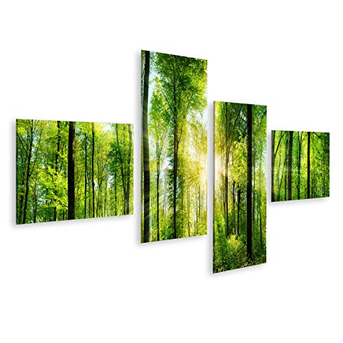 islandburner Bild auf Leinwand Malerischer Wald Grüne Laubbäume Natur Leinwandbild Wandbild Prime Bilder für Wohnzimmer etc. islandburner Bild auf Leinwand Malerischer Wald Grüne Laubbäume Natur Leinwandbild Wandbild Prime Bilder für Wohnzimmer etc. von islandburner