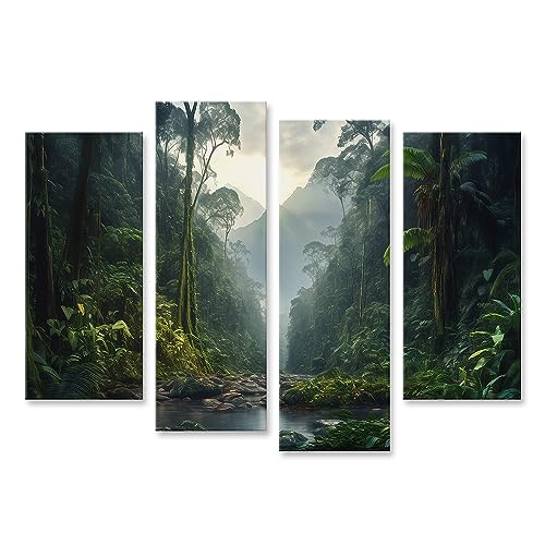 islandburner Bild auf Leinwand Regenwald Landschaft Bäume Nebel Schön Wald Vegetation Fluss Dschungel Reisen Ei Bilder Wandbilder Poster JDWW-4erP islandburner Bild auf Leinwand Regenwald Landschaft Bäume Nebel Schön Wald Vegetation Fluss Dschungel Reisen Ei Bilder Wandbilder Poster JDWW-4erP von islandburner