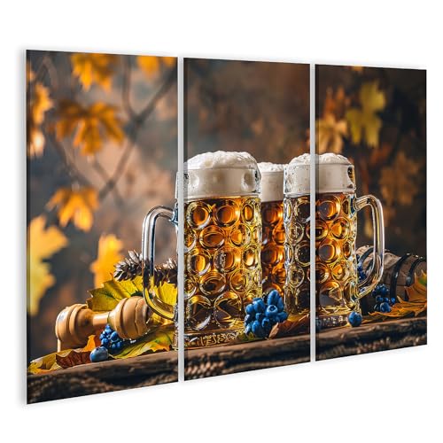 islandburner Bild auf Leinwand Schaumiges deutsches Bier in großem Glas-Krug, Feier, Urlaub, Oktoberfest Bilder Wandbilder Poster islandburner Bild auf Leinwand Schaumiges deutsches Bier in großem Glas-Krug, Feier, Urlaub, Oktoberfest Bilder Wandbilder Poster von islandburner
